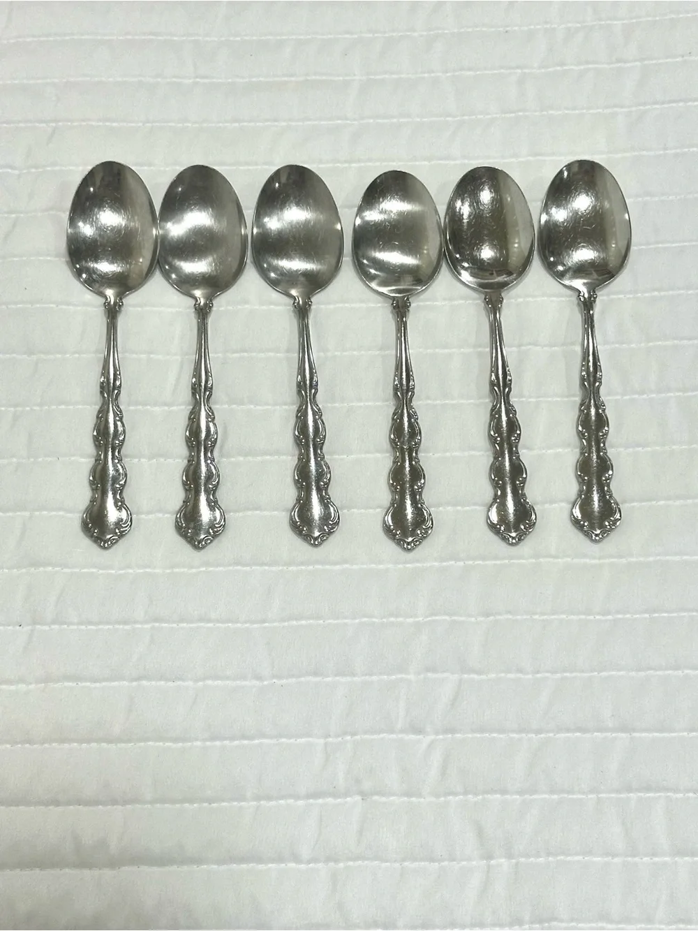 Vintage Oneida Mozart soup spoons